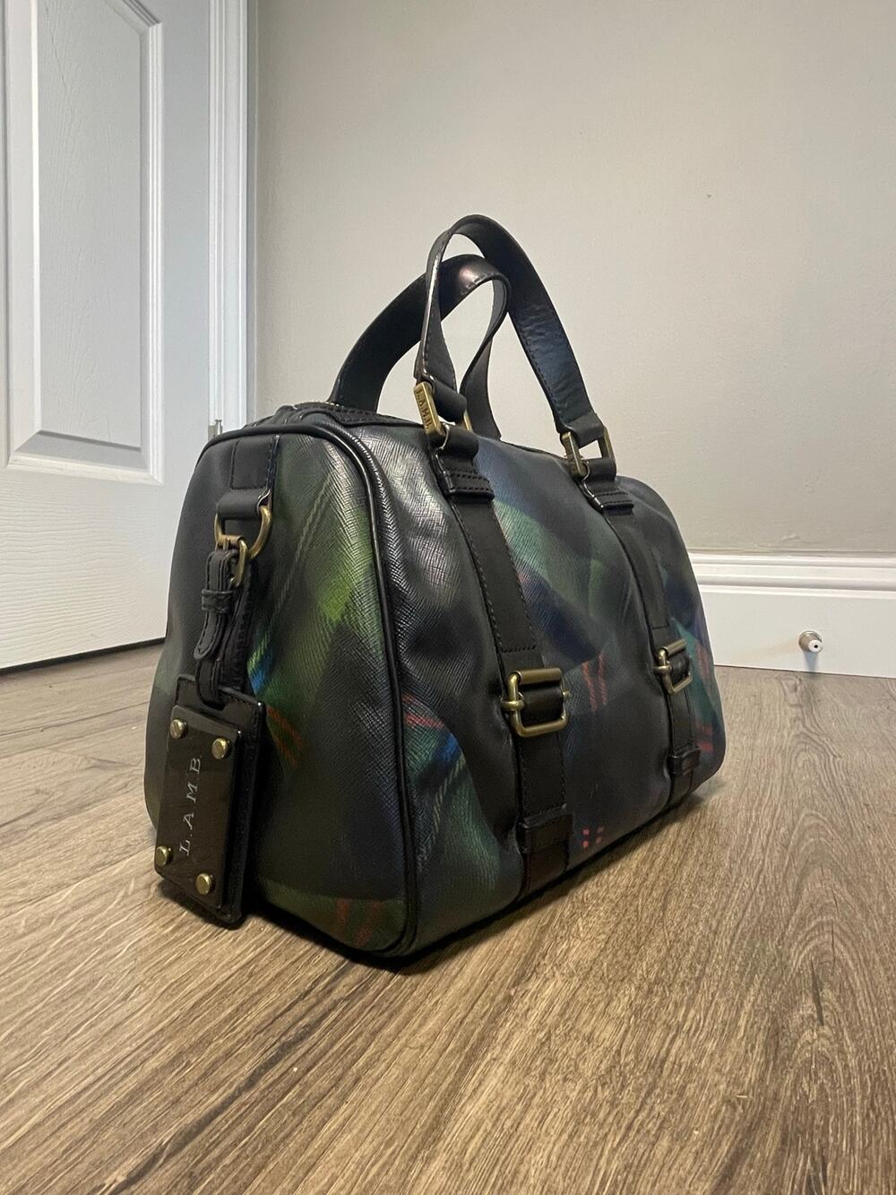 Vintage L.A.M.B Plaid Walderston Handbag by Gwen Stefani